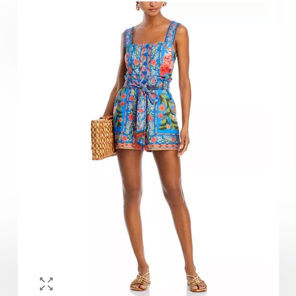 FARM Rio Stitched Garden Romper - Picture 2 of 13